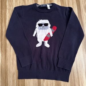 Whoa Yeti!! Children’s Place Boys Sweater 5T
